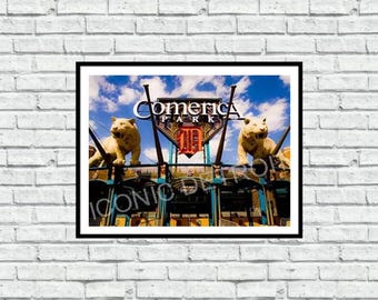 Comerica Park Gates - Iconic Detroit Photography - Wall Art