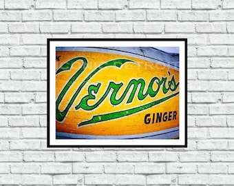 Vernor's Mural - Iconic Detroit Photography - Wall Art