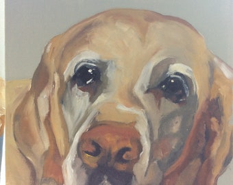 Labrador,  dog portrait , oil painting , original , art, farrow and ball, bespoke , animal , pet,