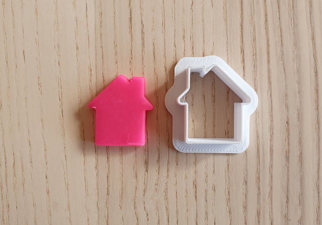House Shaped Cookie Cutter Set Suitable for Fondant, Polymer Clay, Play