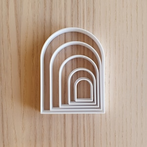 Arch cookie cutter set (custom) - suitable for fondant, polymer clay, play doh.