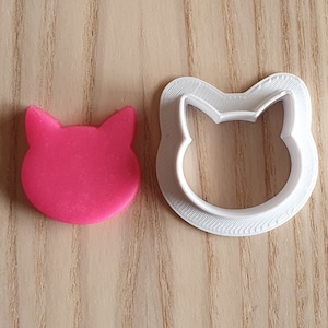 Cat cookie cutter set - suitable for fondant, polymer clay, play doh.