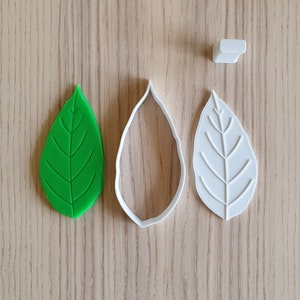 Leaf cookie cutter set - suitable for fondant, polymer clay, play doh.