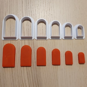 Arch cookie cutter set (skinny) - suitable for fondant, polymer clay, play doh.