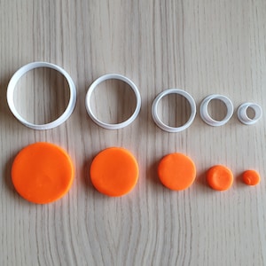 Circle Polymer Clay Cutter Set