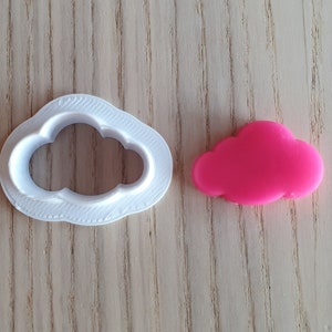 Cloud cookie cutter set - suitable for fondant, polymer clay, play doh.