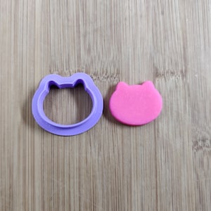 Cat cookie cutter set #2- suitable for fondant, polymer clay, play doh.