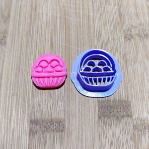 Easter Basket Polymer Clay Cutter Set