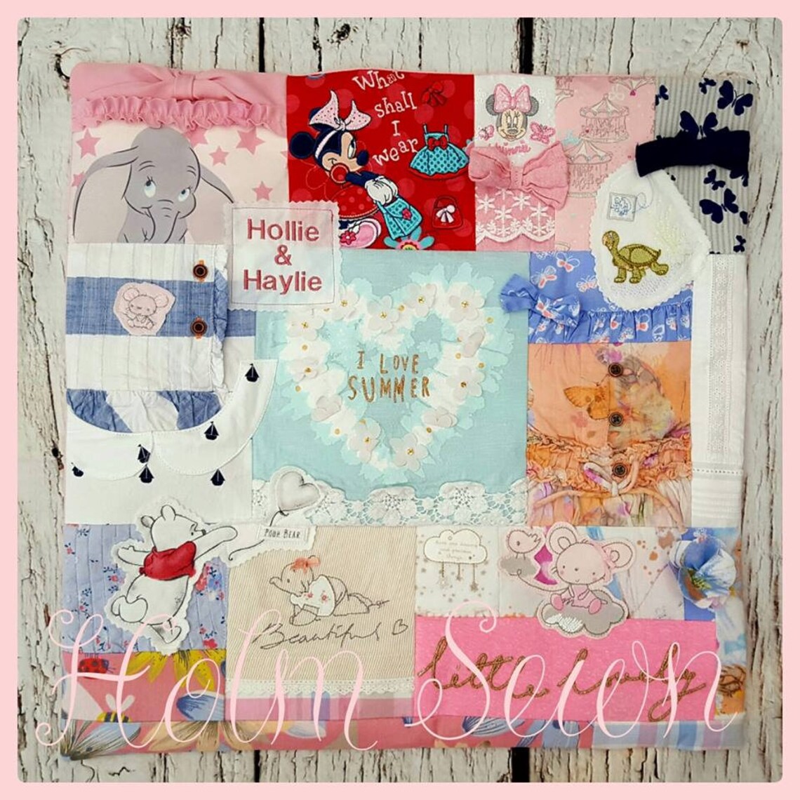 Baby Clothes Keepsake Cushion Made to Order Etsy