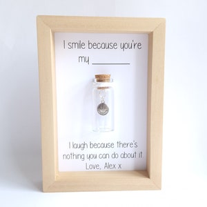 Nephew / Niece Gift, Funny Personalised Gifts, I Smile Because