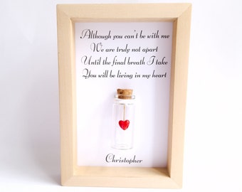 In Loving Memory Of A Husband / Wife. Sentimental Keepsake