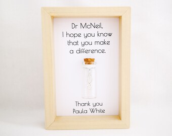 Doctor Thank You Gift - Card - Personalised - Add names or your own message.