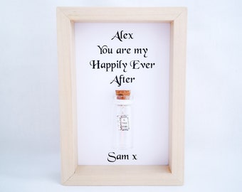 Happily Ever After, Romantic Fairytale Book Themed Boyfriend / Girfriend Gift