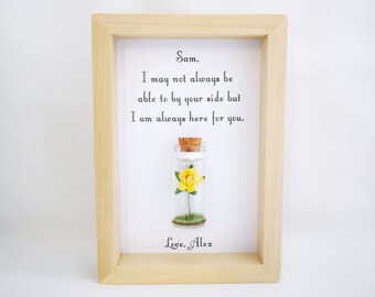 Long Distance Friendship Gift - There For You - Thinking Of You - Personalised - Handmade - Card
