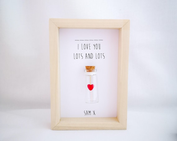 Personalised Daddy Gift, Love you Daddy Keepsake