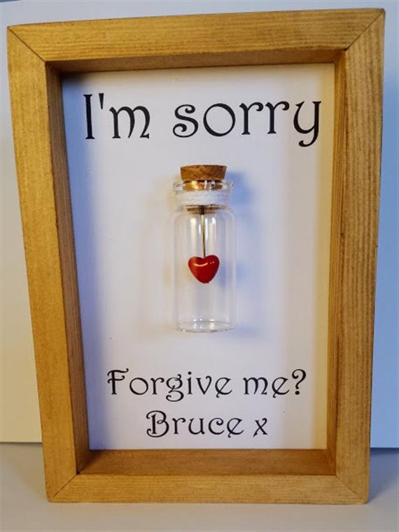 Sorry Sorry card Sorry gift Apology gift Apology card Etsy