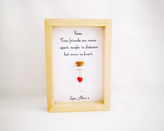 Amitie A Distance Citation Cadeau De Depart Pour Les Amis Etsy Canada