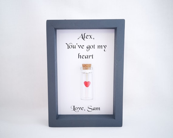 Girlfriend Anniversary Gift, Romantic Gifts for Girlfriends, Personalised  Girlfriend Gift, Add Names or Your Own Message. 