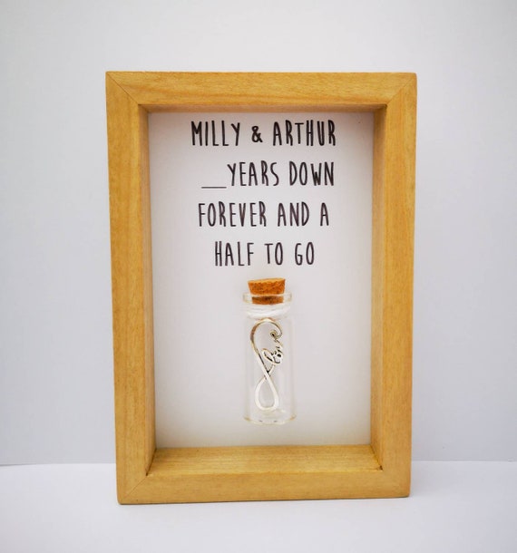 32nd Anniversary Gift Real Wood Frame Couple Wedding Etsy