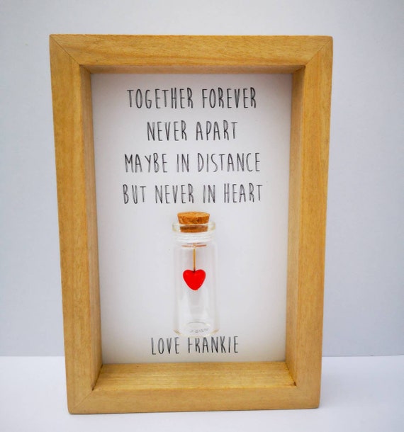 long distance relationship photo frame