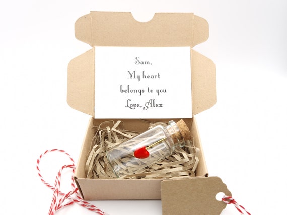Regalos para novio, regalos personalizados para él, mensaje en una botella,  regalos únicos -  España