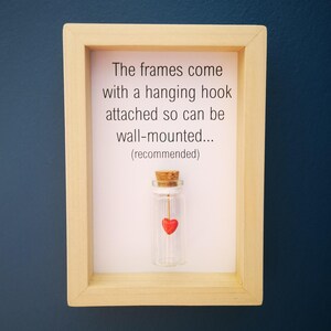 Cute Mum Gift, Personalised You Rock Frame With Miniature Glass Bottle image 4