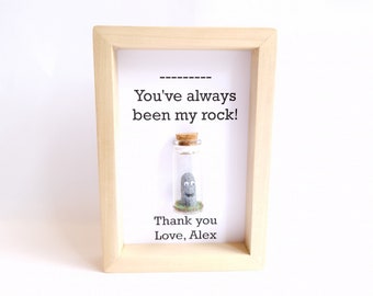 Thank You Gift For Parents, Personalised, My Rock Frame