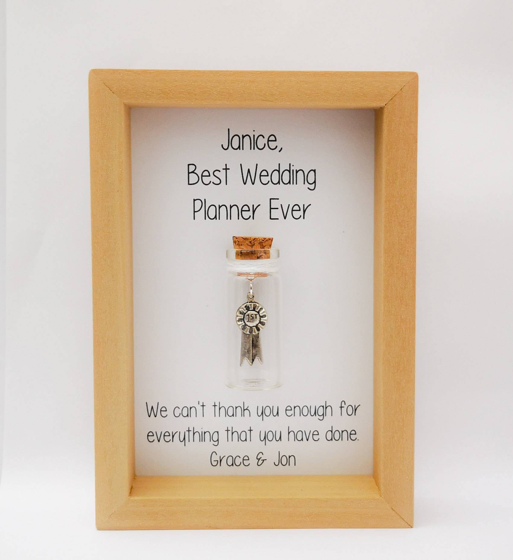 Personalised Wedding Thank You Gifts Wedding Planner Etsy Singapore