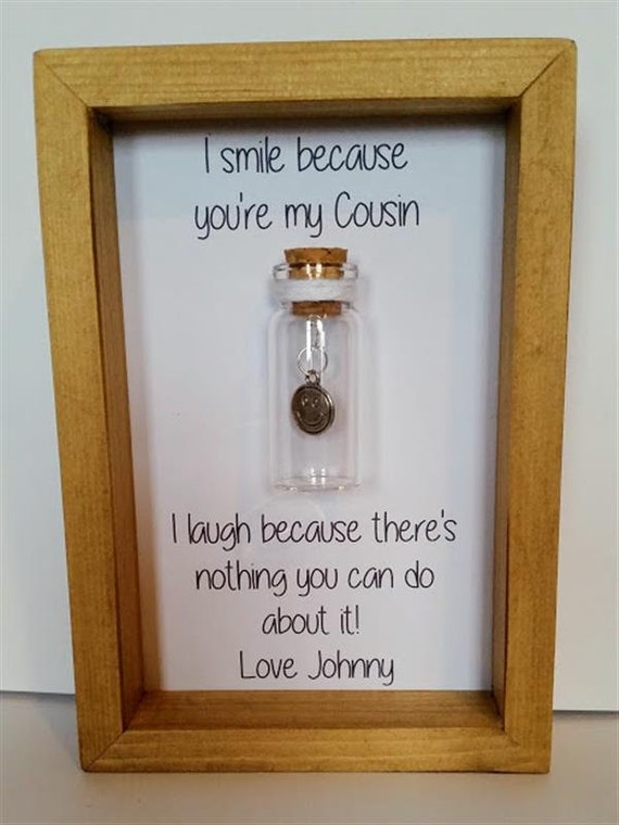 Cousin Geschenk Geschenke für Cousin Cousine Geburtstag Etsy