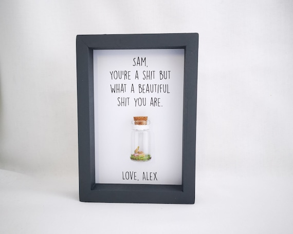 Shit Gifts Funny Personalised Gifts Weird Stuff Poop Gifts for Adults Add Names or Your Own Message. Etsy