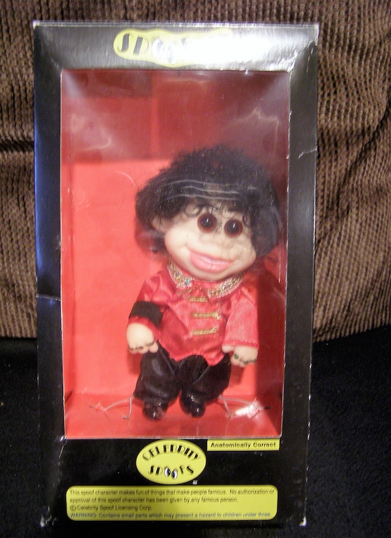 Vintage Spoofed Michael Jackson Celebrity Spoofs Doll in Box Anatomically Correct Doll Etsy