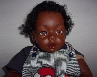 Pat Secrest 1993 GPY-93 - Black African American Baby Doll - 20"