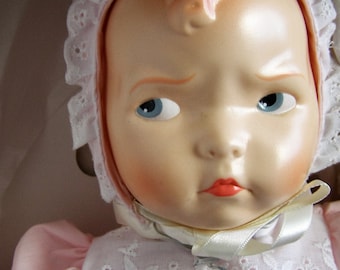 Baby Grumpy Doll by Effanbee (F&B) Limited Edition Doll Club - in Box -15" Tall
