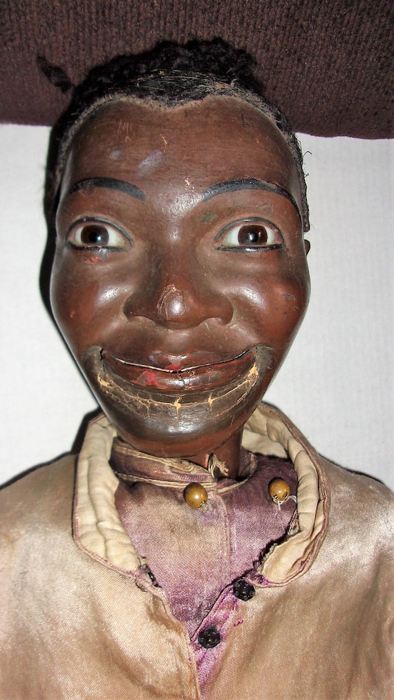 black dummy doll