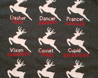Funny Hunting Santa's Reindeer Shirt - Great Gift for the Hunter in Your Life! - Dad Grandpa Father Husband Uncle Brother