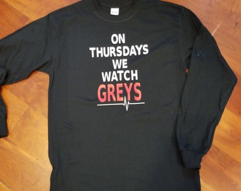 Op donderdag kijken we naar Grey's - Grey's Anatomy Shirt-T-shirt
