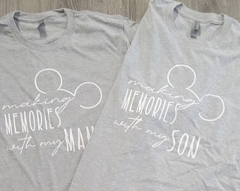 Making Memories Shirt-T-shirts voor familievakanties, shirts, vrienden, matchen, team, bruiloft, vliegend vliegtuig