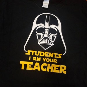 Disney Star Wars Inspired Teacher & Student T shirts Leai Yoda Jedi Darth Vader The Sass is Strong End of Year Gift image 1