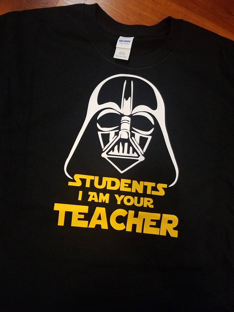 Disney Star Wars Inspired Teacher & Student T shirts Leai Yoda Jedi Darth Vader The Sass is Strong End of Year Gift image 1