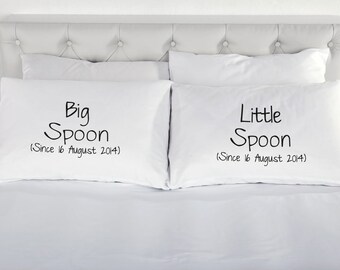 Big Spoon Little Spoon Pillowcases Big Spoon, Little Spoon, Pillow Cases