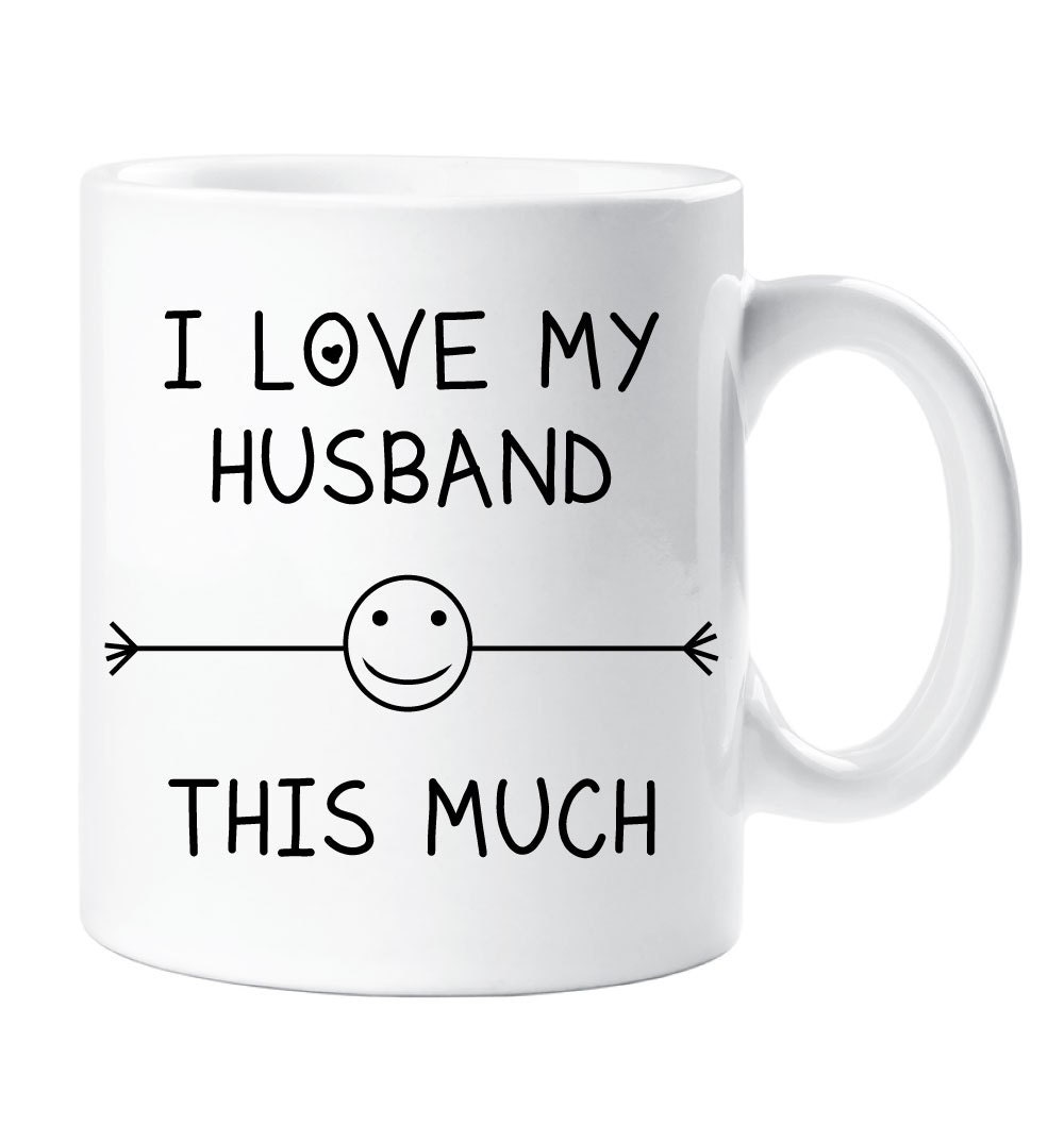 Wife Mug I Love My Husband This Much Funny Mug Cup Husband - Etsy Wife Mug I Love My Husband This Much Funny Mug Cup Husband - Etsy