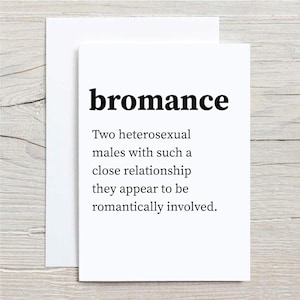 Carte Bromance Définition Dictionnaire Urbain Voeux Carte Anniversaire Ami