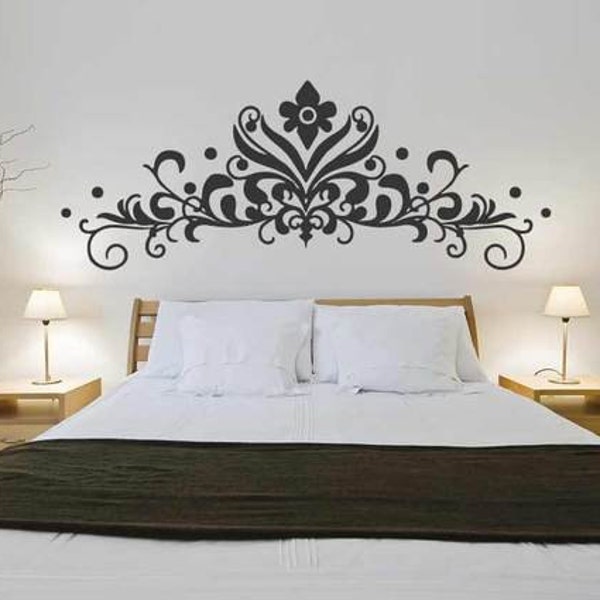 Headboard Decal Etsy