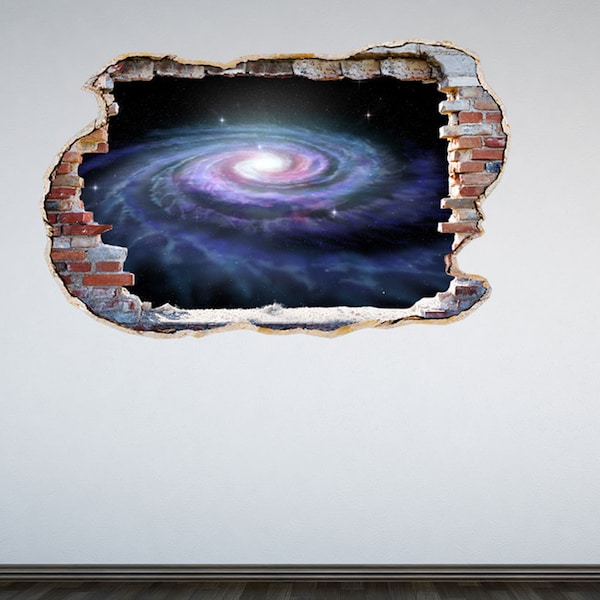 Galaxy Wall Mural Etsy UK