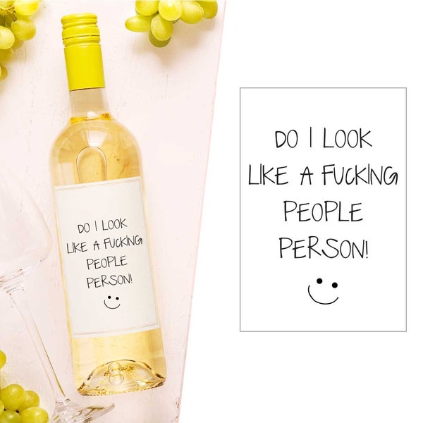 Funny Wine Labels Etsy UK