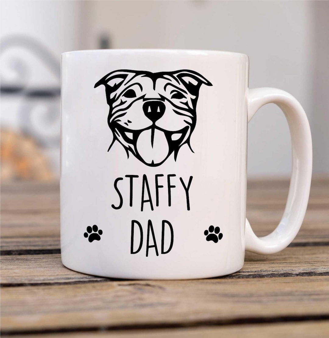 Tazza In Ceramica Mug-tastic Con Staffordshire Bull Terrier - Capacità 312 Ml, Stampa Su Due Lati, Lavabile In Microonde E Lavastoviglie