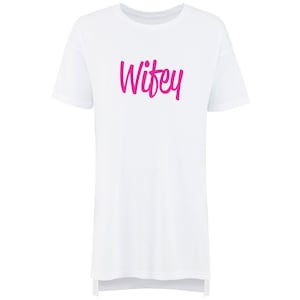 Oversized Wifey Nightie Wedding Honeymoon Hen Party