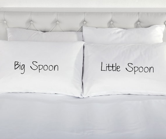 Big Spoon Little Spoon Pillowcases Big Spoon, Little Spoon, Pillow Cases