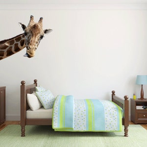 Giraffe Wall Decal Kids Wall Graphic Bedroom Playroom Nursery Wall Sticker