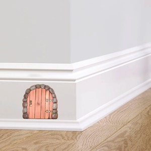 Mouse Hole Door Decal Quirky Wall Sticker Decorative